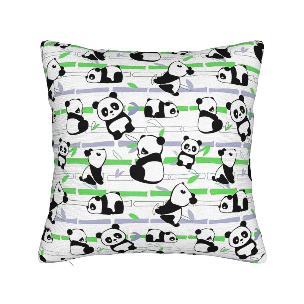 Panda Animal Pillowcase Polyester Cushion Cover Decor Throw Pillow Case Cover Seat 40*40Cm