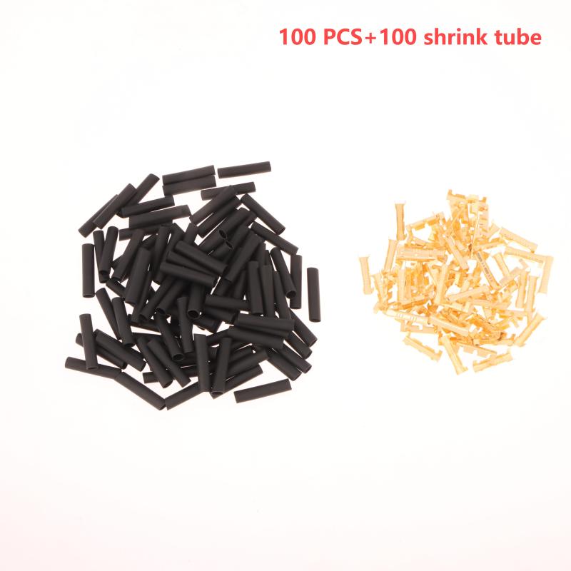 U-Shaped Electrical Wire Connectors Set 0.5-1.5mm² With Heat Shrink Tube Kits Crimp Terminals Block For Fast Wiring Cable Lock