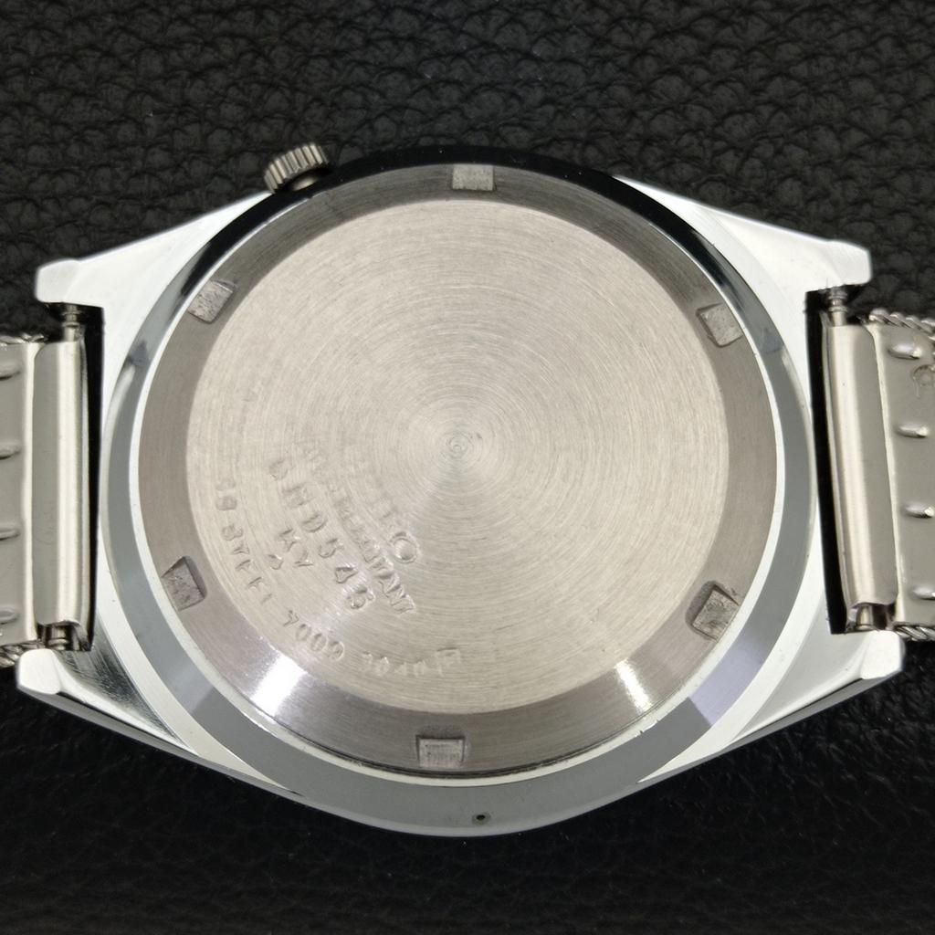 REFURBISHED VINTAGE SEIKO EXPO 70 AUTOMATIC JAPAN MENS BLUE DIAL WATCH A433582-2 R117-a433582