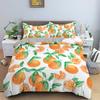 Fruit Raspberry Duvet Cover King Queen Double Size 3D Grapefruit Blueberry Print Soft Bedding Set 2/3pcs Polyester Quilt Cover