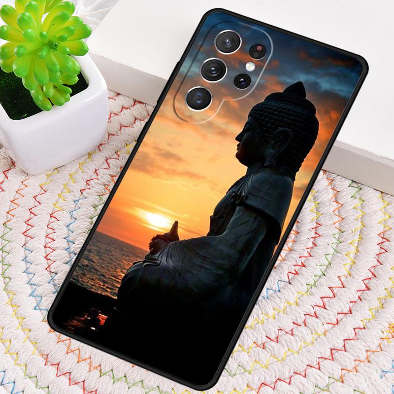 Буддизм статуя Будды Винтажная Гаутама Чехол для телефона для Samsung Galaxy note 10 pro S26 Ultra S23 S24 FE S25 S21 S22 PLUS Чехол