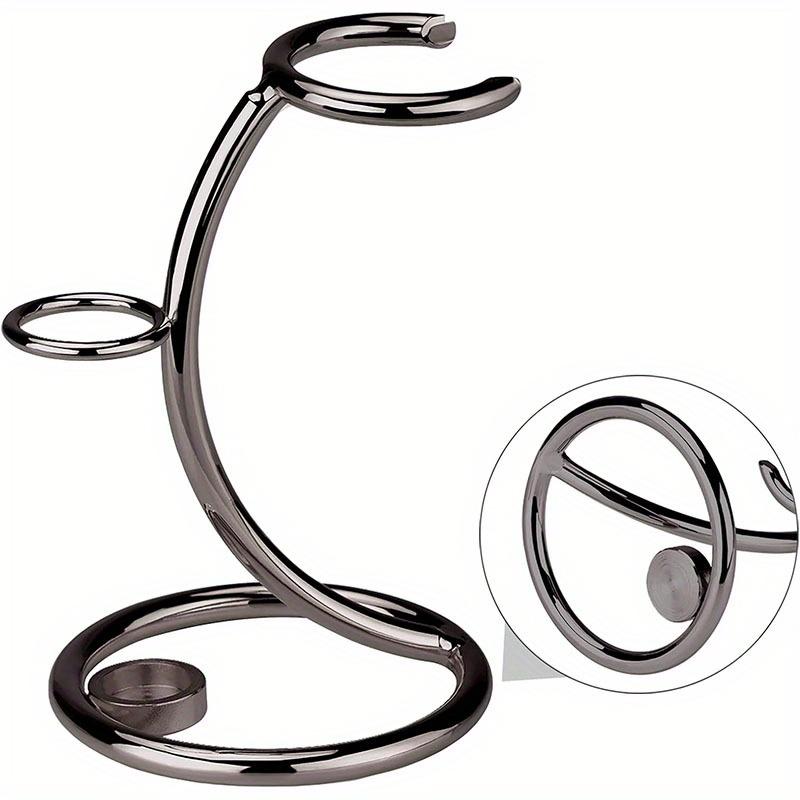 Подставка для бритвы и помазка Классический держатель для безопасного хранения бритвы Держатель для помазка