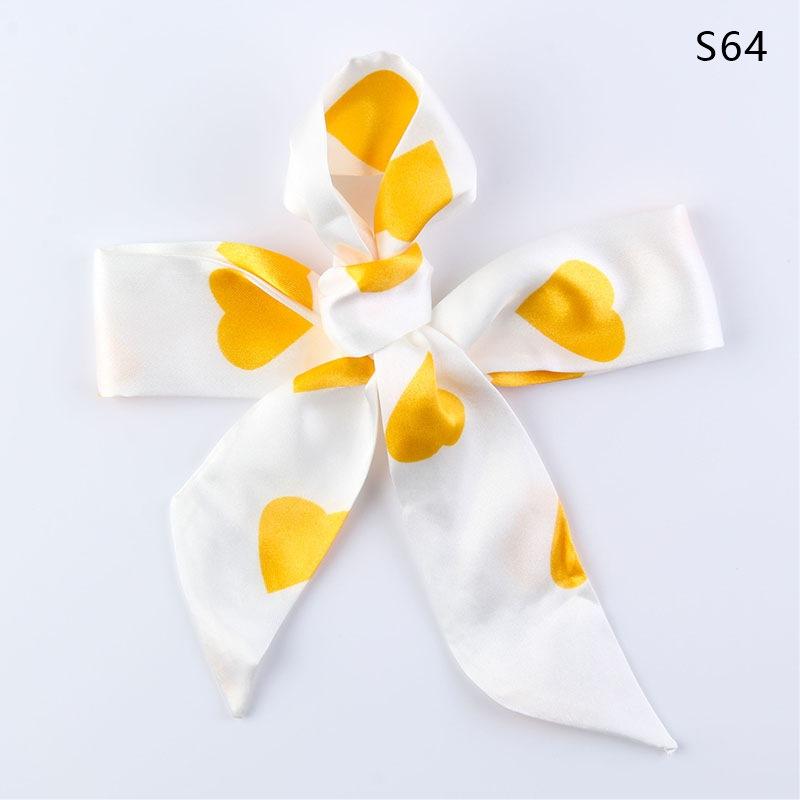 Шелковый шарф, завязанный сумочкой, завязанный бант для волос, длинная повязка на голову, серпантин, маленький шелковый шарф, подарочная коробка, подарочный ремешок