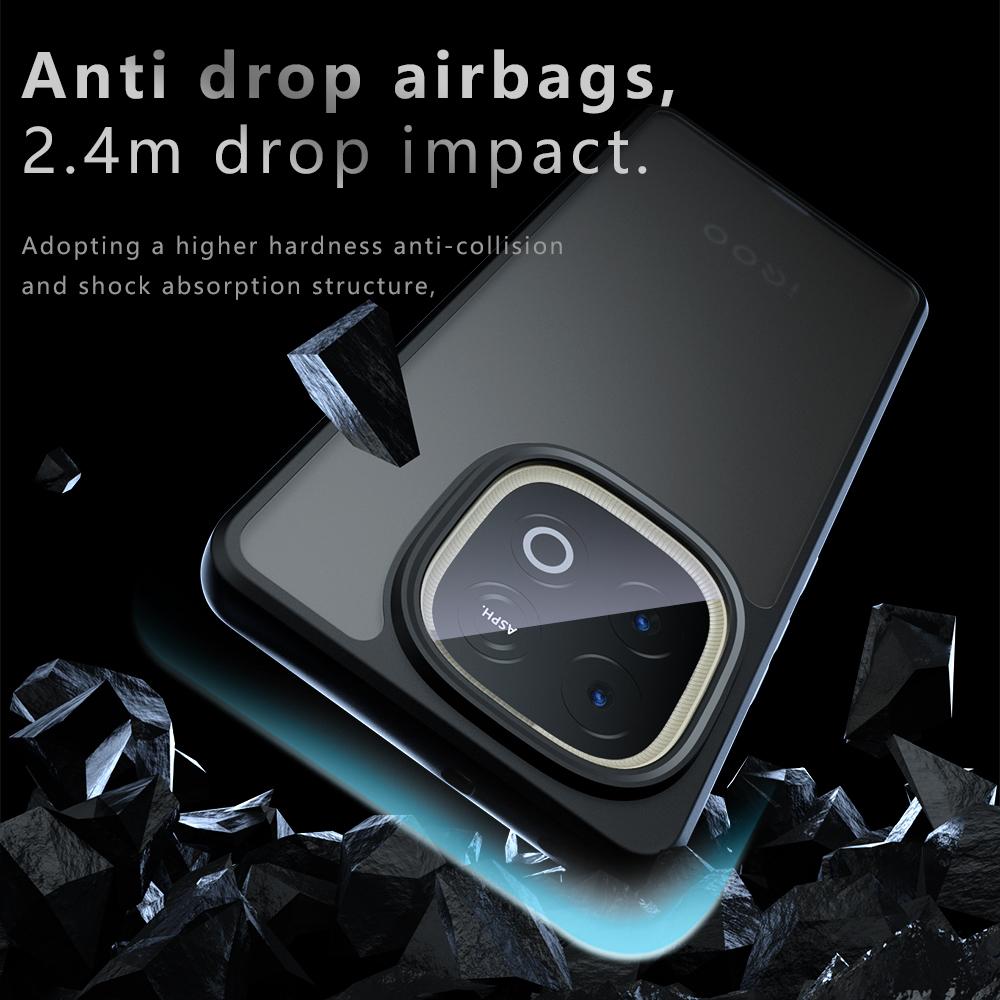 Чехол для iQOO Z10 Turbo Pro / Z10 Turbo Ультратонкий Матовый Полупрозрачный и Прозрачный Полная Защита Funda для iQOO Z10 Turbo Capa