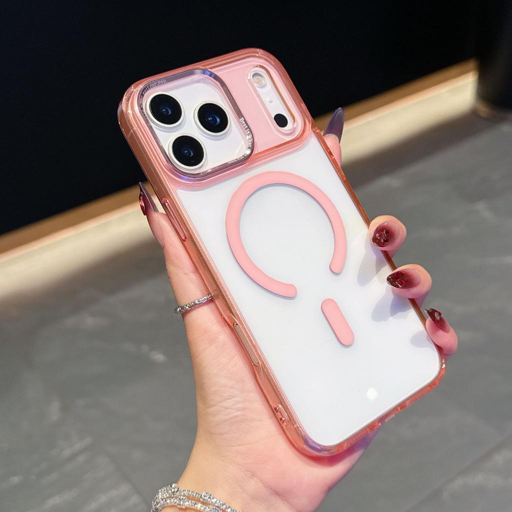 Прозрачный магнитный чехол для телефона iPhone17Air Apple 17ProMax Полная защита чехол для телефона