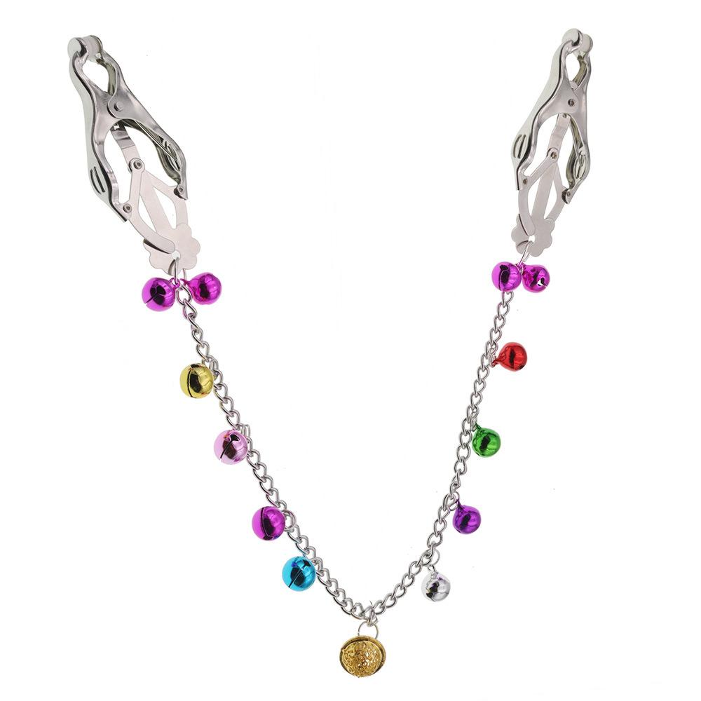 Зажим для сосков, сексуальный колокольчик, зажим для сосков, украшение для груди, женская соблазнительная пара, страсть, игрушка для взрослых, секс-инструмент, помощь в любви