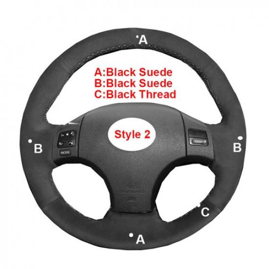 DIY Car Steering Wheel Cover Suede For Lexus I ISS250 IS250C IS300 IS350 IS300C