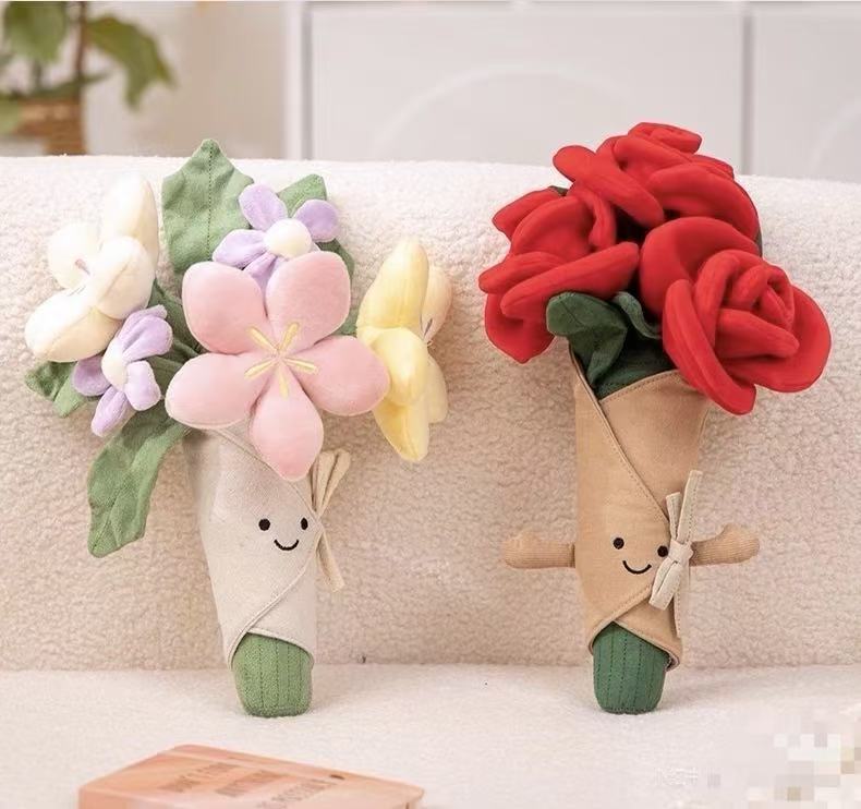 Graduation Limited Collection Plush Doll Barcelona Bear Narcissus Flower Soothing Fragrant Bonnie Zhizhen Series Bonnie Rabbit