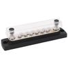 12 Point Power Distribution Block 2 X M6 Terminal Studs Terminal Bus Bar for RV Marine
