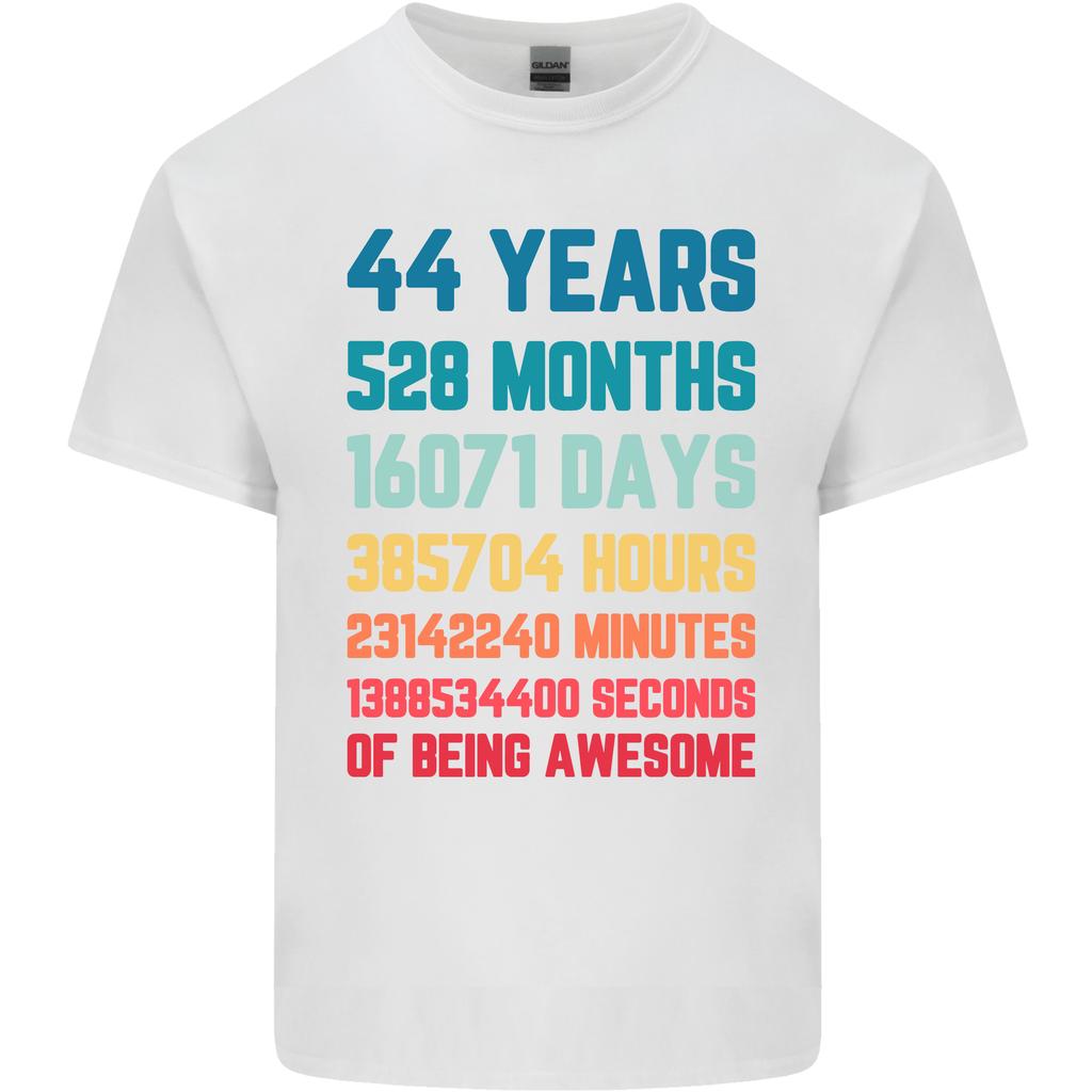 44th Birthday 44 Year Old Unisexs Light Cotton TShirt