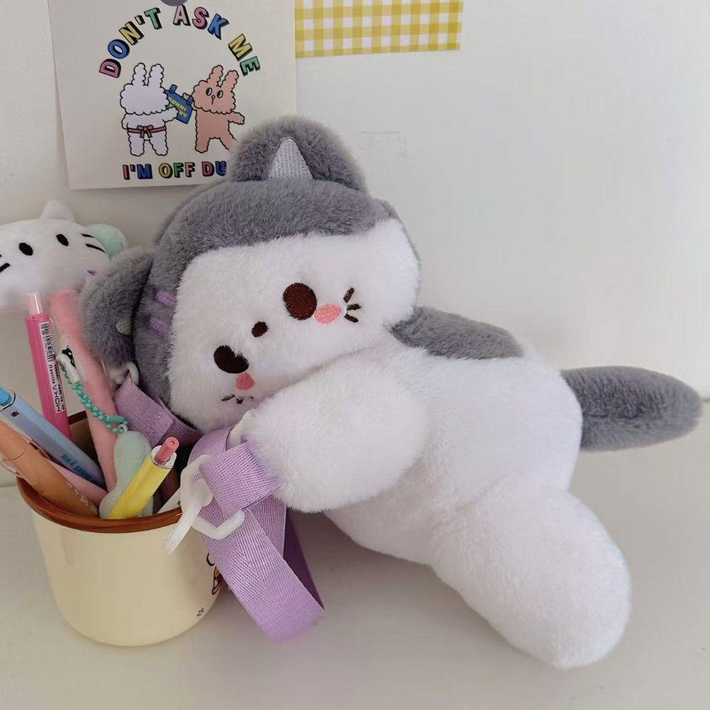 Милая сумка-кроссбоди в виде кролика и кошки, сумка на плечо с животным кроликом, милый детский рюкзак, для улицы