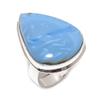 Natural Owhyee Opal Gemstone 925 Sterling Silver Jewelry Ring Size 9 E2T57