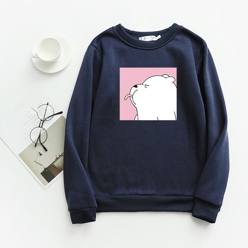 TWINFLAMES Новая толстовка с капюшоном для женщин, свободный шерстяной свитшот, повседневный топ с длинными рукавами, принтованный воротник O, свободный повседневный джемпер с длинными рукавами