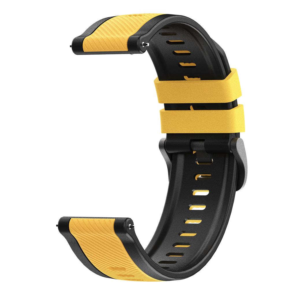 22 мм Твиловый ремешок для часов Huawei Watch GT 6/5/5 Pro/4 46 мм Двухцветный силиконовый ремешок Быстросъемный