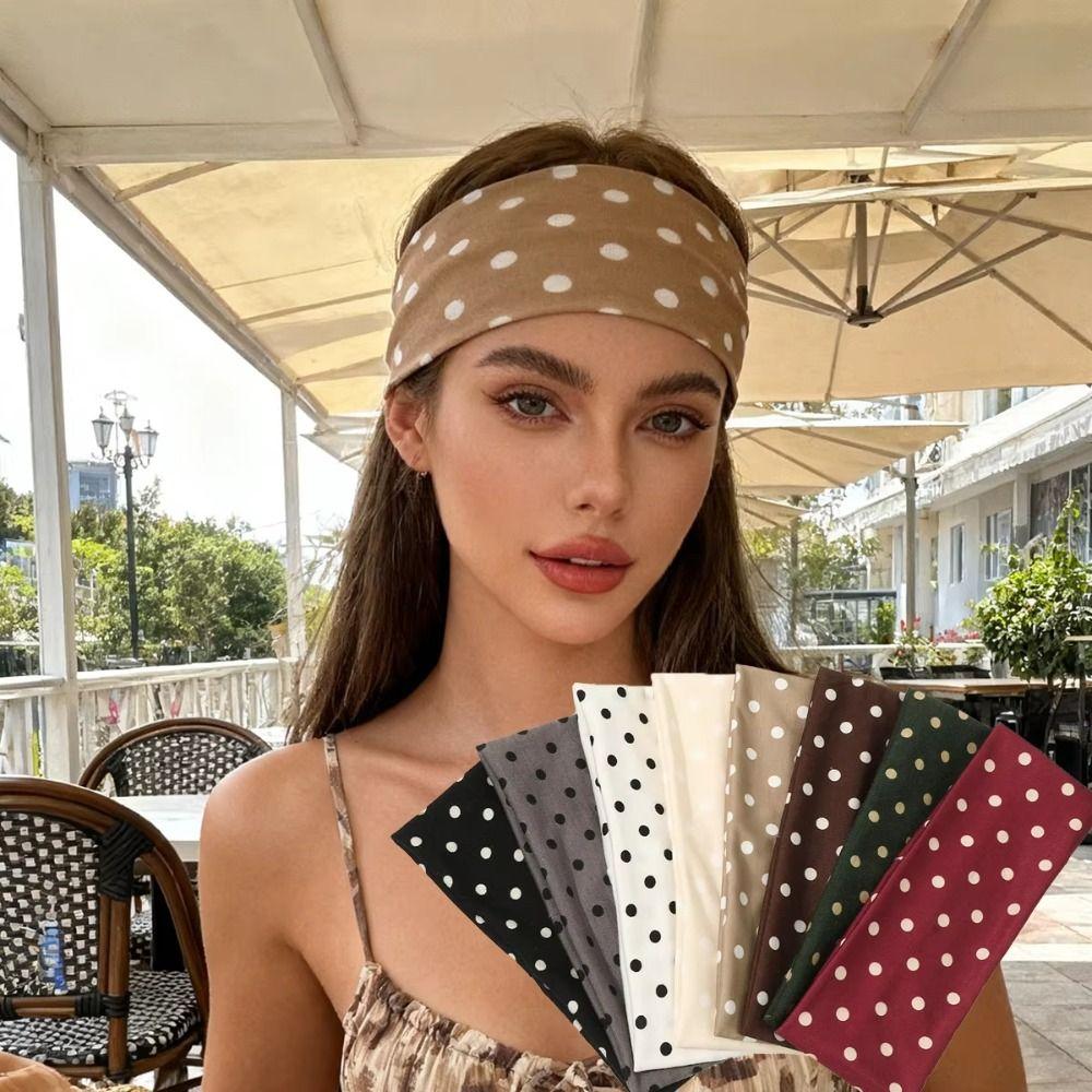 Sweat-absorbent Makeup Headband Elastic Women's Hairband New Yoga Headband