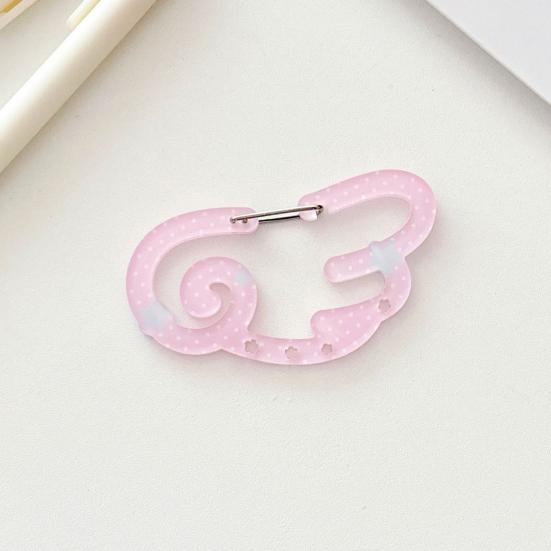 Акриловый брелок с крючком-клипсой, легкая подвеска-украшение, брелок для ключей, шарм для сумки/автомобиля, аксессуар для рюкзака