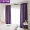 YCENTRE Laser Cutting Stars Purple Blackout Curtain Thermal Insulated Out Star Window Treatment for Kids/ Living Room /Bed