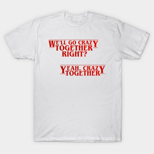 Asian Size Men Print T-shirt Crazy Together Byler No-Cut Heat Transfer Print Cotton Tshirt