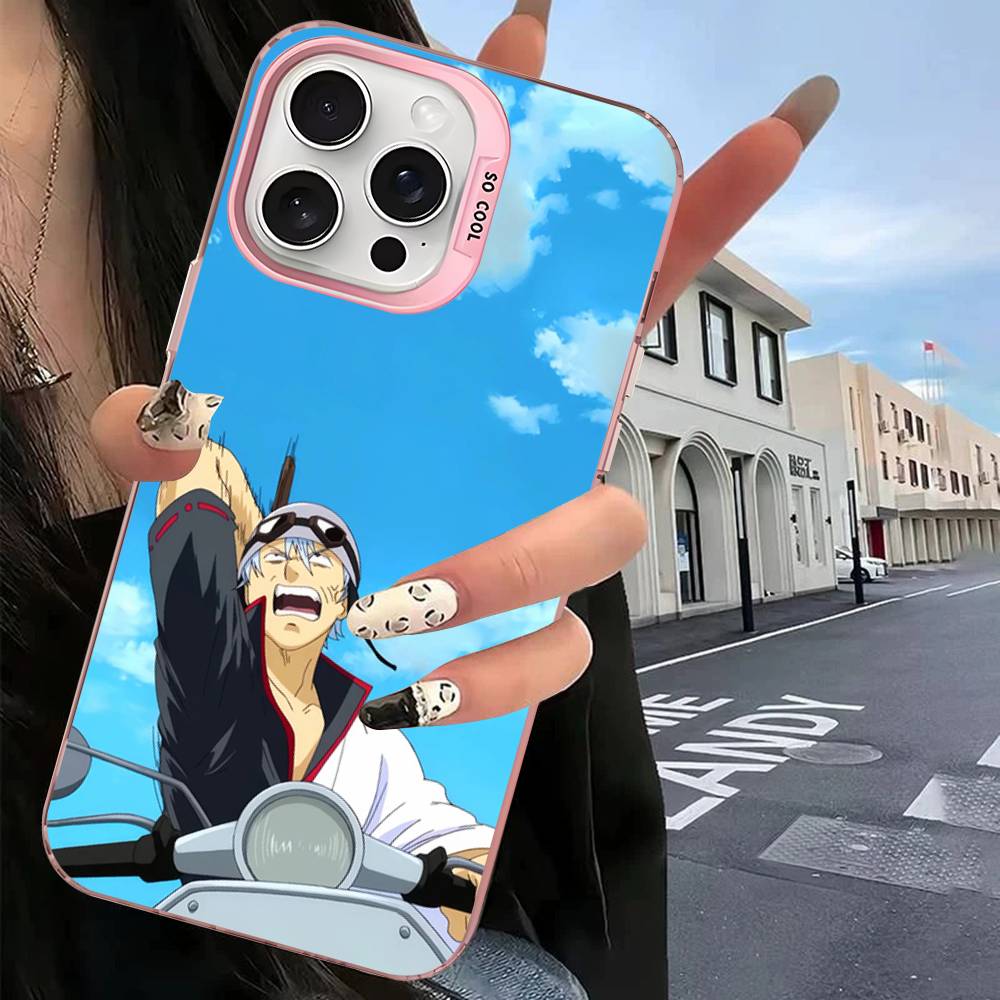 Gin Tama Phone Case For iPhone 17 16 15 14 13 MAX Matte Shockproof Back Anti Fall Matte Cover
