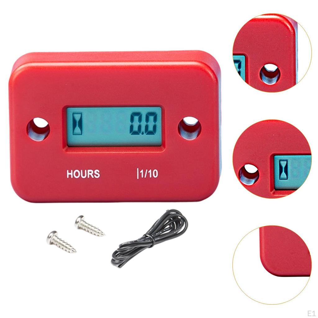 Индуктивный счетчик моточасов Мотоцикл Легкий Водонепроницаемый Многофункциональный для Мотоцикла