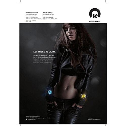 Дизайнерские часы Craftworks, Новый материал, Люминесцентные индексы, TRANSMITTER KW-T-100