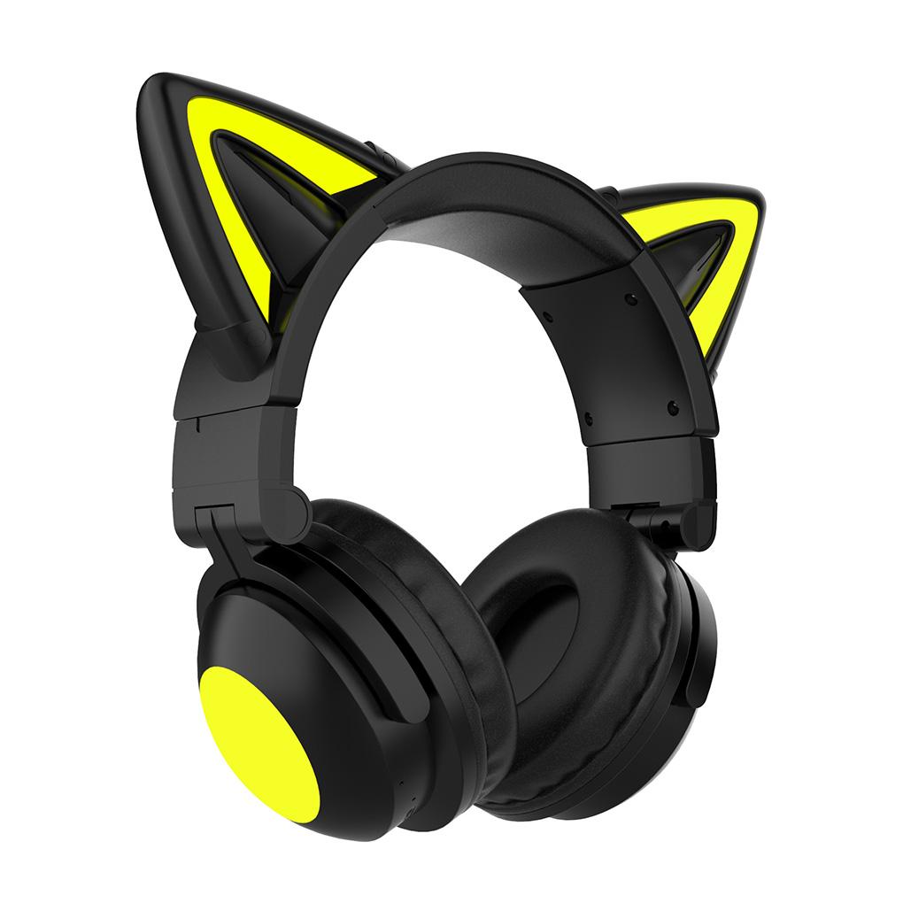 Беспроводные наушники Cat Ear Стерео Музыкальные игровые наушники Ноутбук для отеля