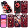 Чехол для телефона Anime Helluva Boss для Apple iPhone 12 13 Mini 11 14 15 Pro Max 7 8 Plus X XR XS SE 2020 2022 черный силиконовый чехол