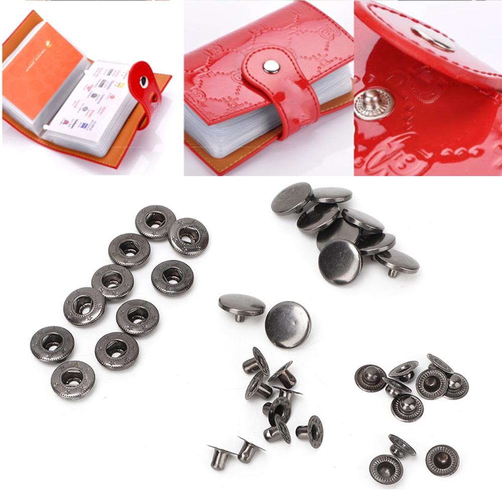 10Pcs 15mm Metal Press Stud Snap Button Fastener Clothes Accessories #3