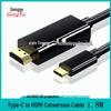 1,8-метровый HD-адаптер Type-C на HDMI 4K60Hz для подключения мобильного дисплея