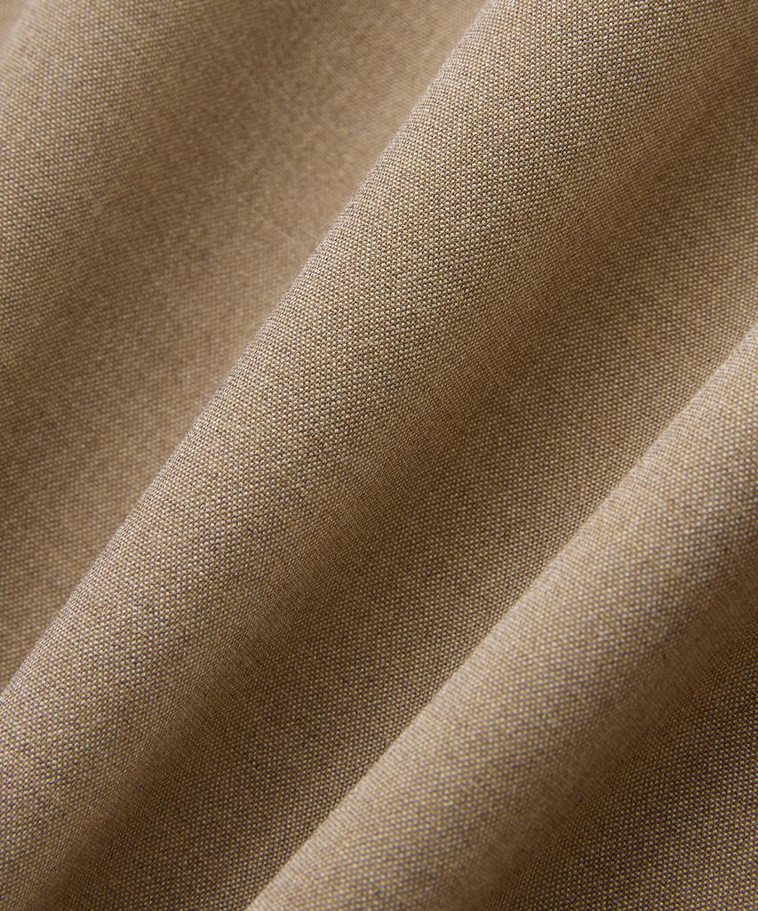 LXT Double-Pleat Wide Balloon Slacks [Beige]