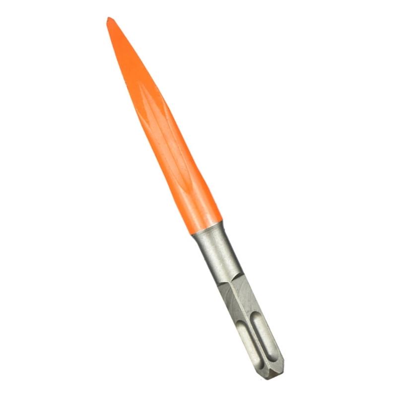 Electric Hammer Masonry Point Grooves Flat Chisel Tool Wall Rock Drill Bit For Tile Cement Concrete Brick Stone