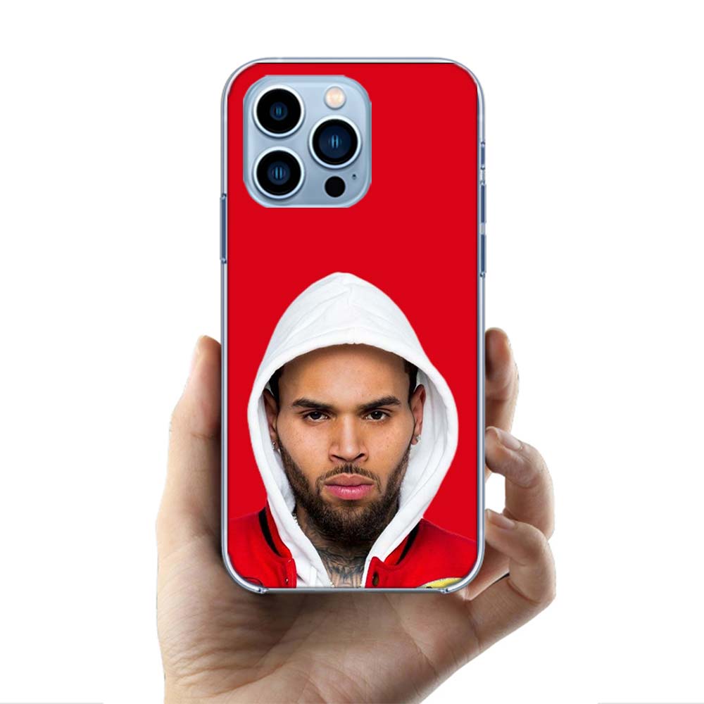 Chris Brown American Rapper Cases Phone Case For Iphone 17E 16E 17 Air 16 Pro Max 15 Pro 14 Plus 11 13 12 Mini Cover Cases Compa