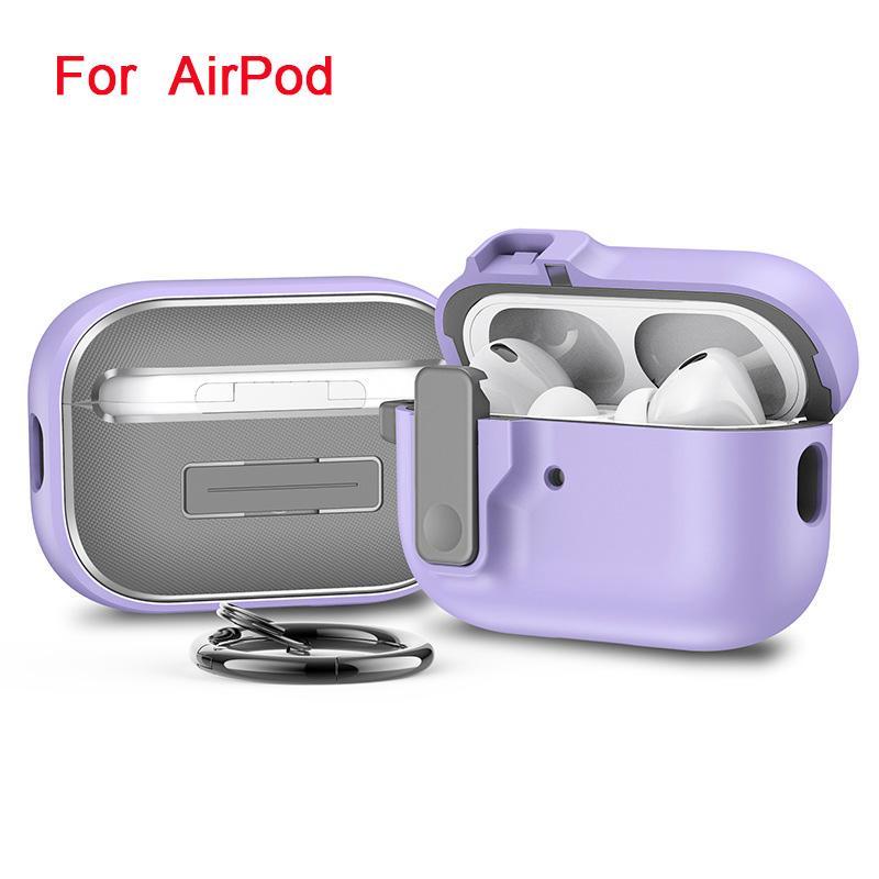 Защитный чехол для AirPods Pro 2 Чехол Роскошный чехол для наушников для Apple AirPods 4 3 Air Pods Ударопрочный чехол с крючком