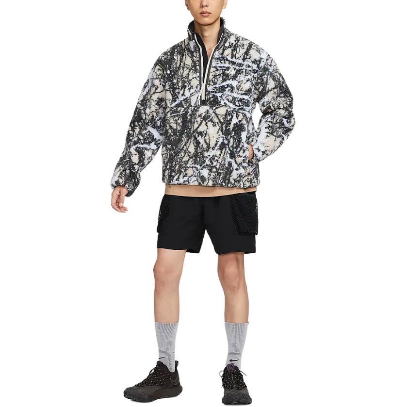Nike ACG Therma-Fit Adv Canwell Glacier Fashion Soft Comfortable Stand Collar Универсальная флисовая куртка мужская куртка светло-коричневая FZ8623-104