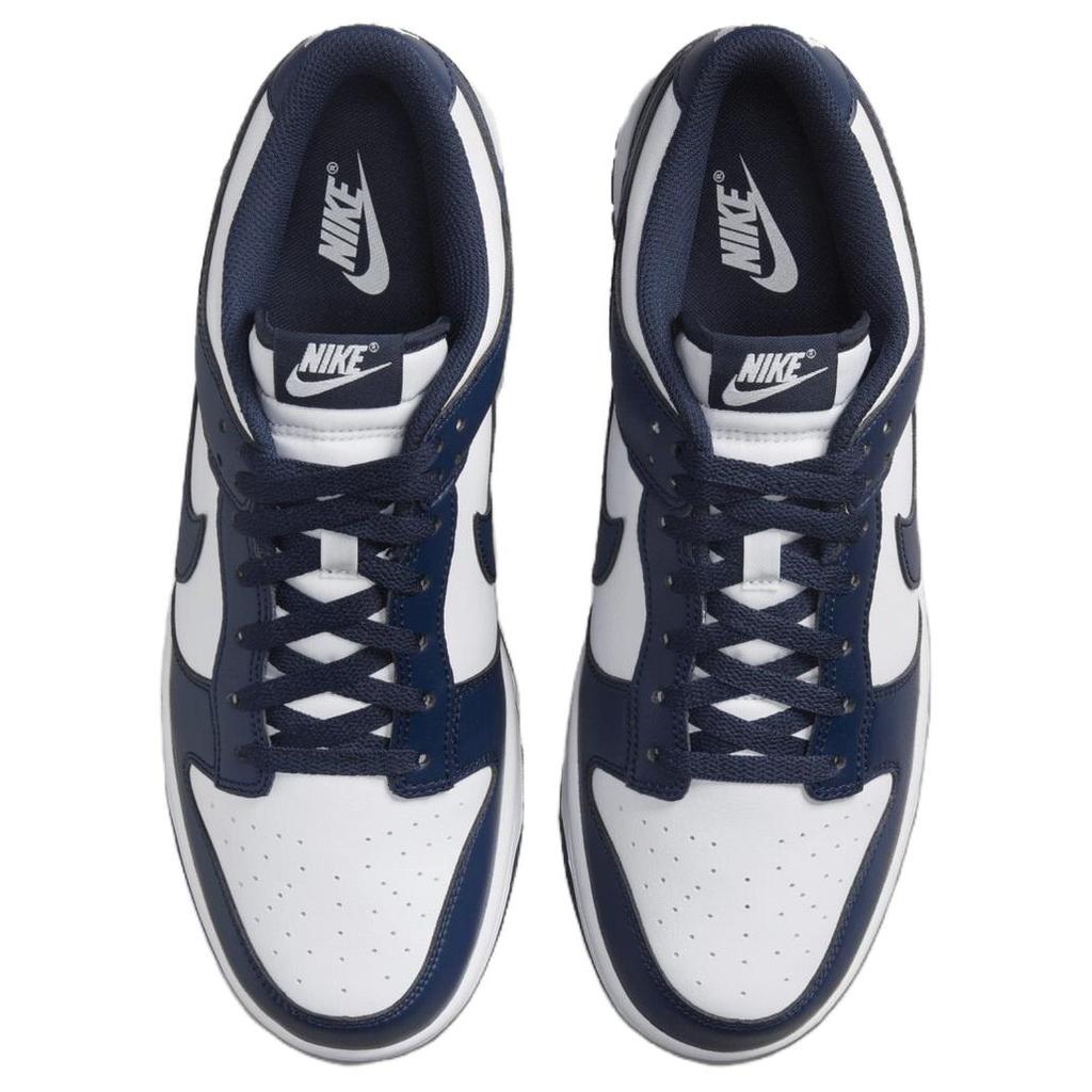 Новые Nike Dunk Low Белый Полуночный Синий HF5441-107