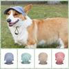 Adjustable Pet Dog Sunhat Stretch Chin Rope Dog Visor Hat Household Pet Baseball Cap Outdoor