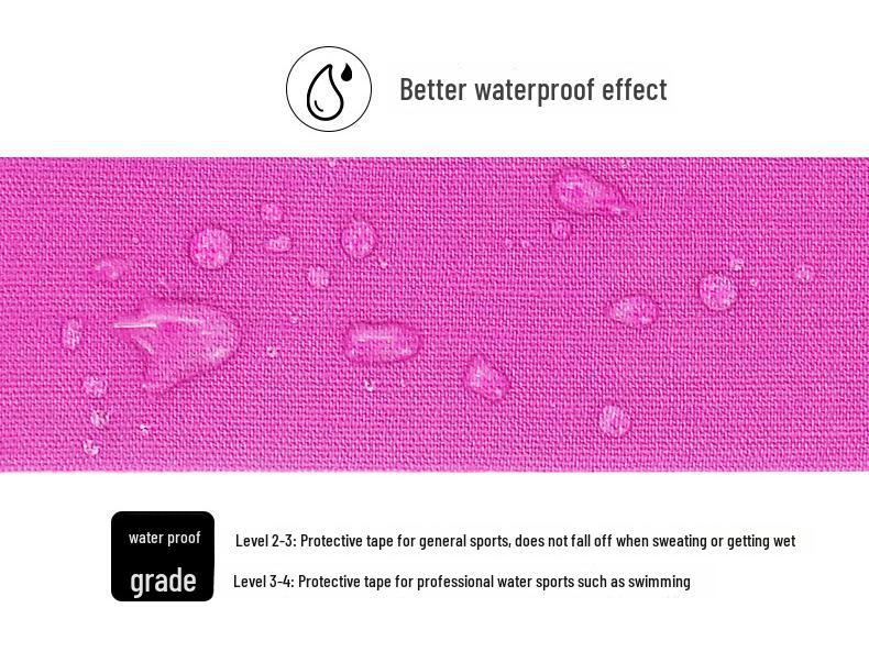 Предварительно вырезанный кинезио-пластырь на колено для лечения растяжений и занятий спортом