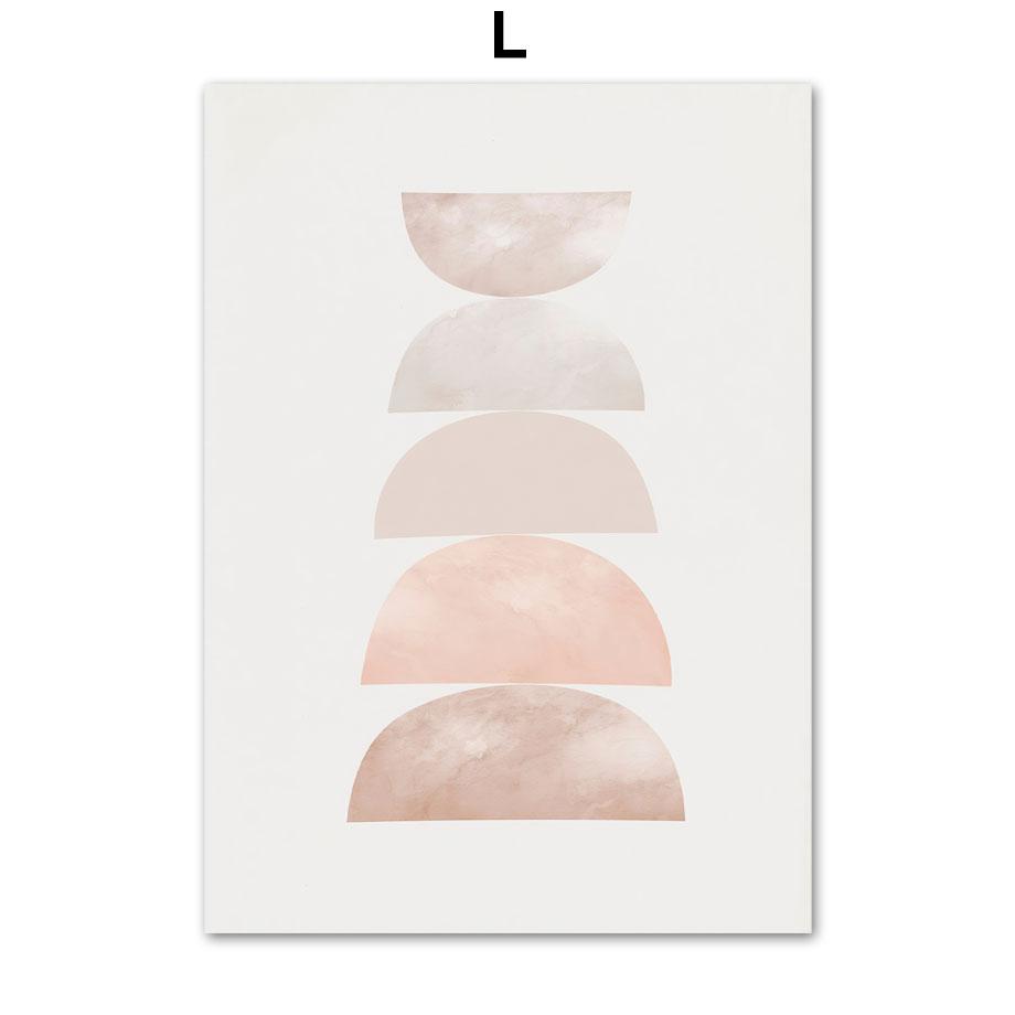 Ваза в стиле бохо с листьями и женскими линиями, геометрические абстрактные постеры и принты, картины на холсте, скандинавские настенные картины, декор гостиной