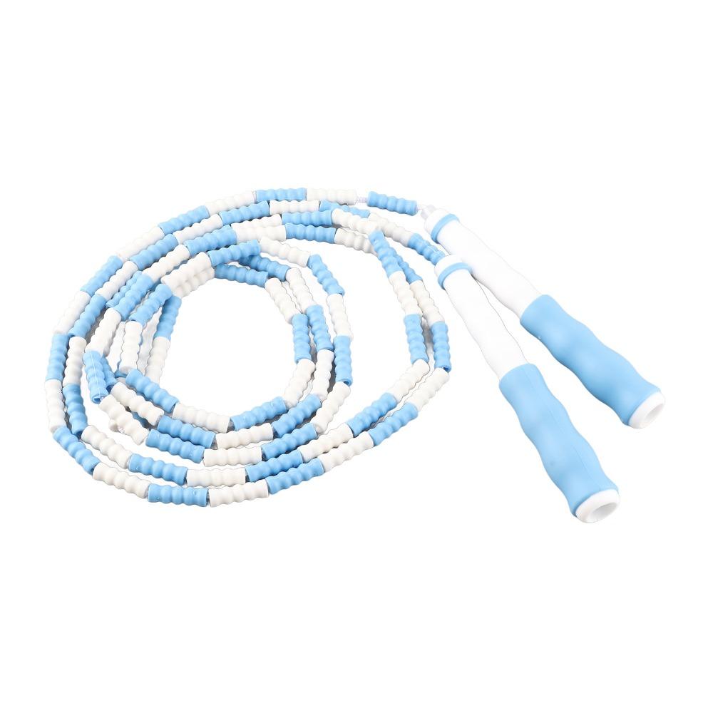Soft Beaded Beaded Jump Rope Anti-Slip Handle Skipping Rope Adjustable Jump Rope Exercise