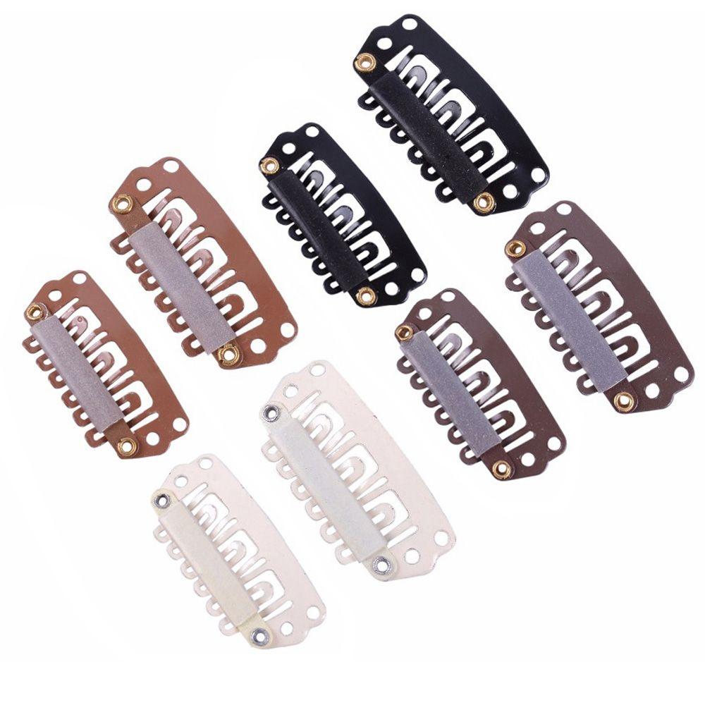 For Hair Extension U Shape Metal Hair Extension Clips Wig Clips Hair Snap Clips Weave Toupee Clips