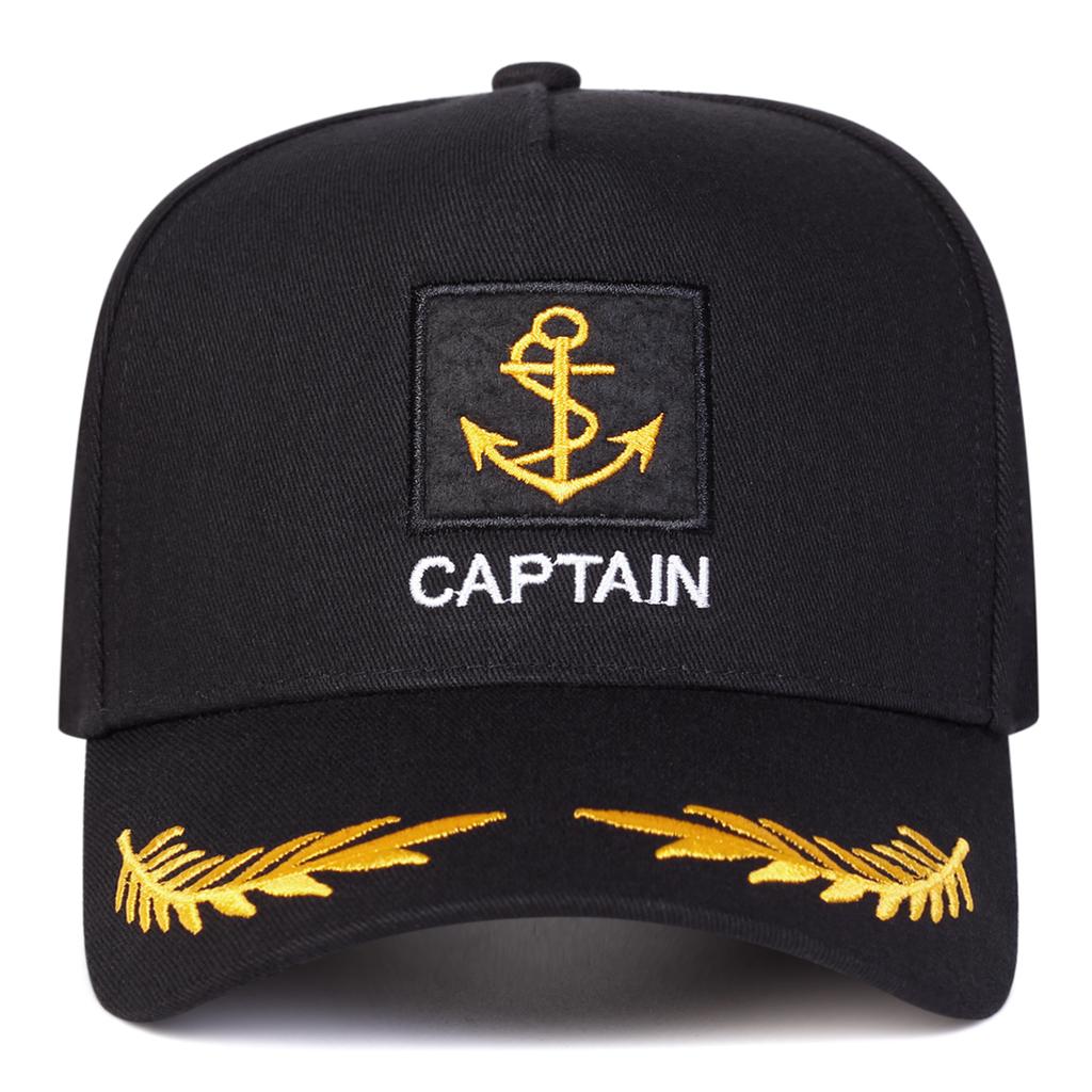 Унисекс БЕЙСБОЛКИ CAPTAIN с вышивкой в виде круга Весна Осень Для улицы Регулируемые Повседневные Кепки Шляпа от солнца Спортивная Кепка