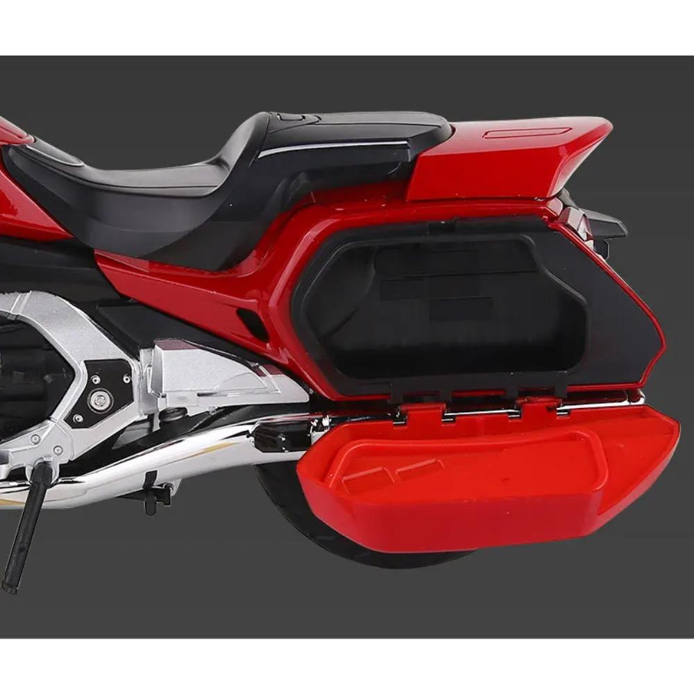 1/9 Honda Gold Wing Tour GL1800 Литой из сплава Модель мотоцикла Коллекция транспортных средств Звук и свет Внедорожный Автоцикл Игрушки Автомобиль