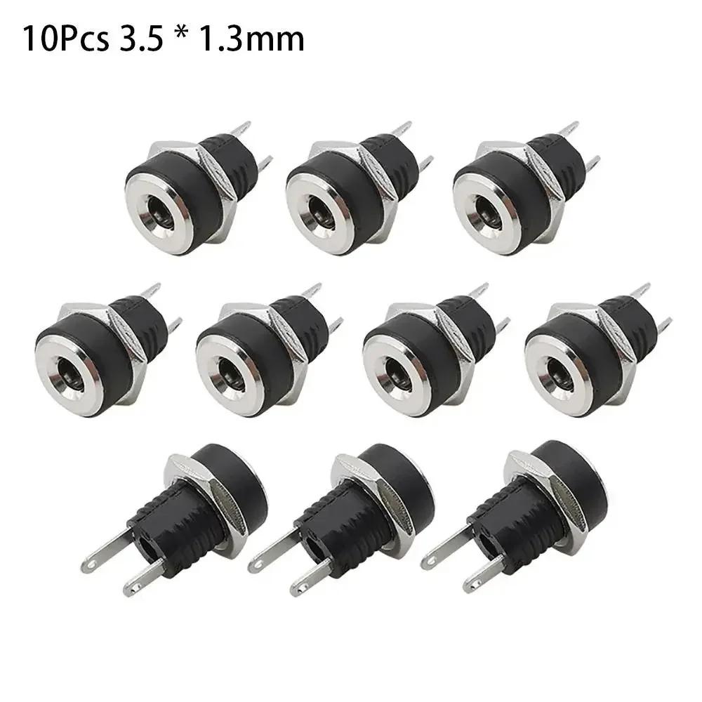 10 шт. DC022B 5,5 x 2,1 мм DC Power Jack 3,5*1,3 мм 5,5*2,1 мм 5,5*2,5 мм 2-контактный разъем питания Разъем Адаптер