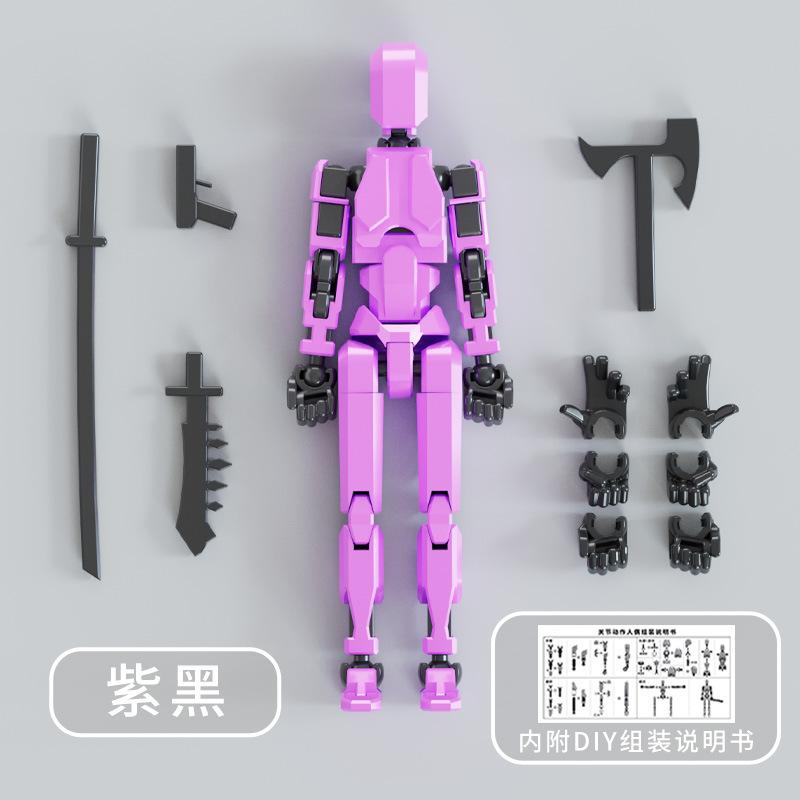 3D Printed Mannequin Action Figures Toys Dummy 13 Shapeshift Robot Multi-Jointed Movable Kids Adults Parent-children Games Gifts