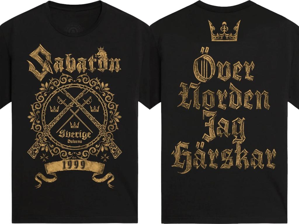 Новые Горячие Официальные Графические Топы Sabaton Женские Мужские Оверсайз Футболка Y2k Хэви-метал Группа Короткий Рукав Женский Мужской Высококачественные Футболки