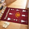 Manchester Personalized Text Floor Rug Office Rug Perfect for Dining Room Entryway Playrooms Study room Antislip Carpet Office home decor