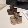 New Kids Shoes Boots for Girl Simple Round-toe Toddlers Causal School Ankle Boots Fashion Non-slip Versatile Children's Boots