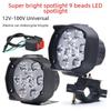 Super Bright LED Headlight for Electric Bicycle, Motorcycle, and Tricycle - High Intensity External Spotlight