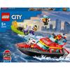 LEGO City 60373 Fire Rescue Boat, Mixed Color