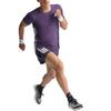 Adidas T Shirts Men's Purple Crew Neck Moderate JV7171